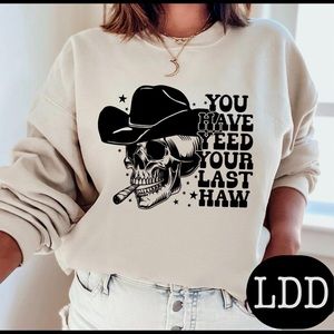 Made to order screen print sweatshirt